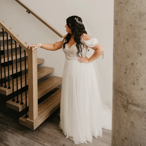 SOLD | Maggie Sottero Charlene Wedding Dress | Size 18 | Swarovski Crystal - Picture 1 of 5